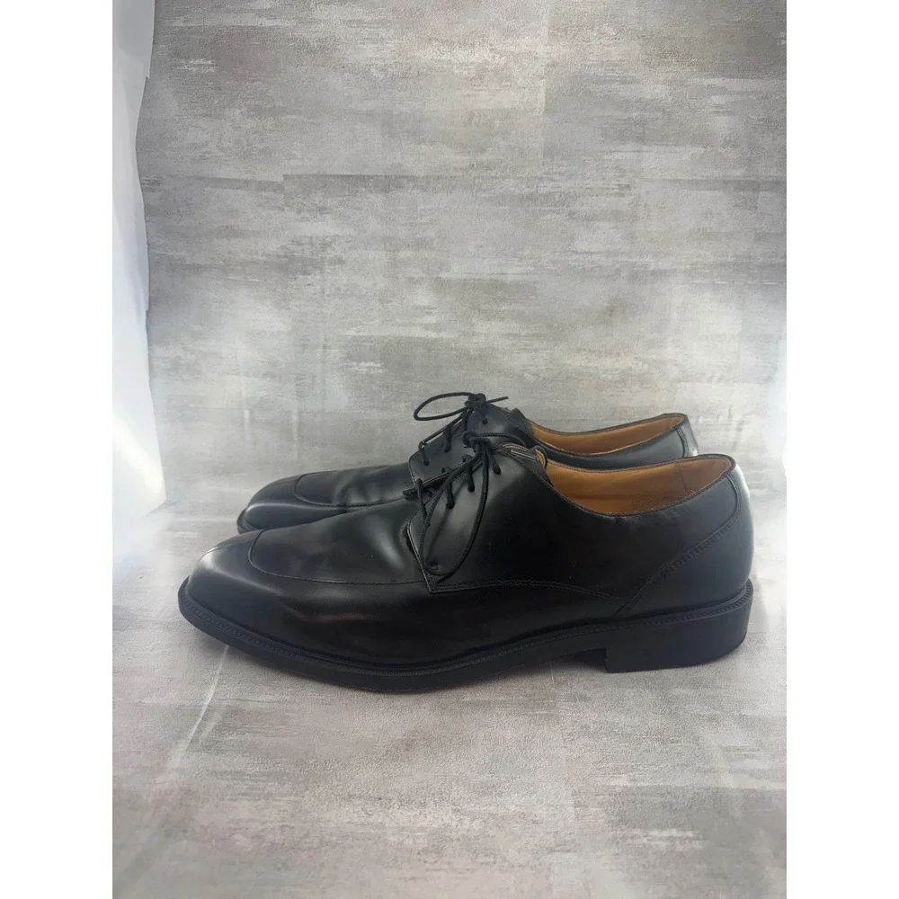 Rockport Men Black Leather Split Toe Oxford Dress Shoes APM12351 Size 15M